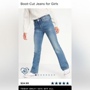 Boot cut jeans medium wash